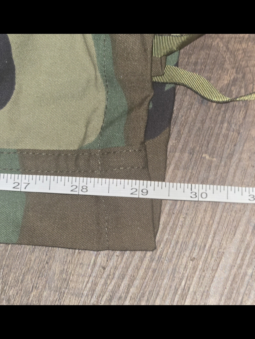 Woodland Camo Cargo Pants - Green / Brown / Black - Picture 6 of 6